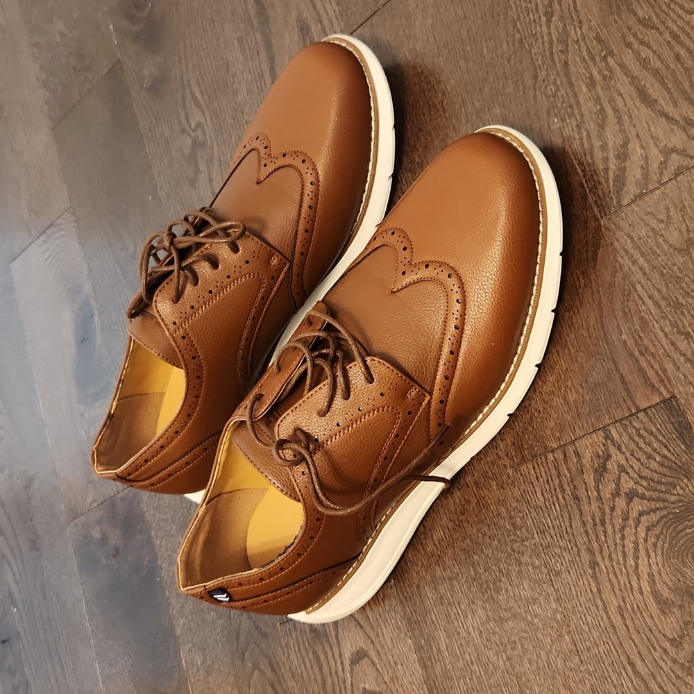 Nautica Wingdeck Pebbled Oxford Size 13
